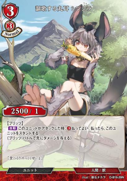 謳歌する丸耳 シンシラ