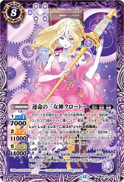 運命の三女神クロートー