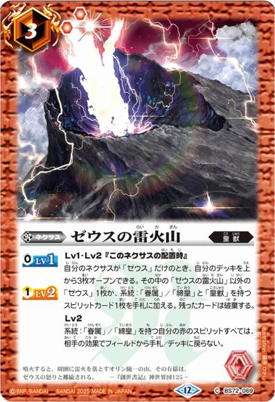 ゼウスの雷火山