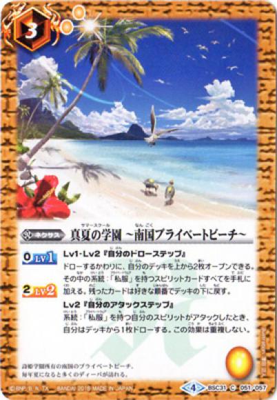 真夏の学園 ～南国プライベートビーチ～（C）