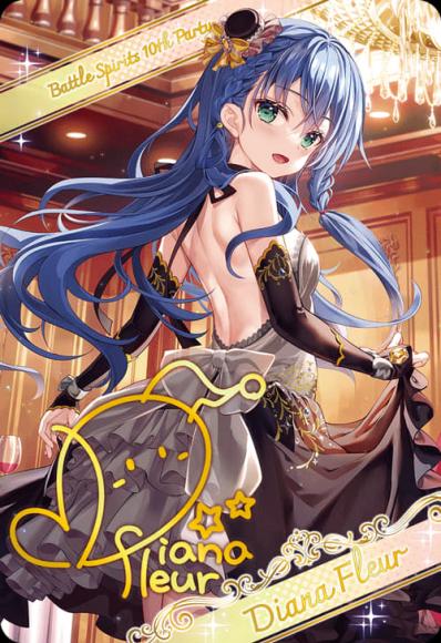 ［10thディーバ］ディアナ・フルール【ブロマイド風メタリックカード】