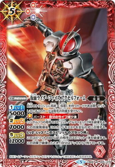 仮面ライダーファイズ アクセルフォーム（M）