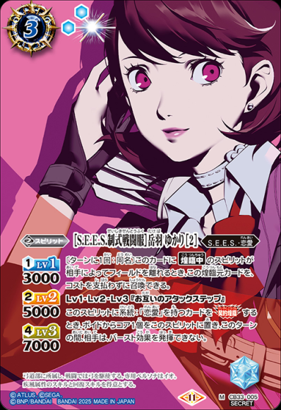 ［S.E.E.S.制式戦闘服］岳羽 ゆかり ［2］ (SECRET)