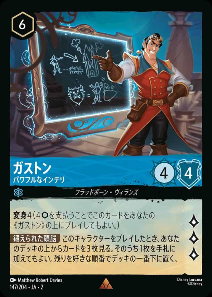 ガストン パワフルなインテリ