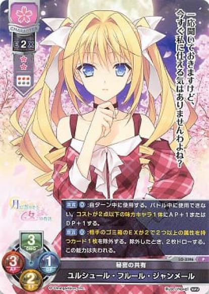 秘密の共有/ユルシュール・フルール・ジャンメール