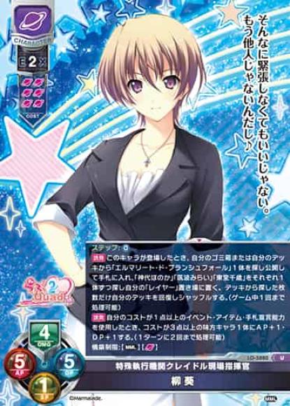 特殊執行機関クレイドル現場指揮官/柳 葵