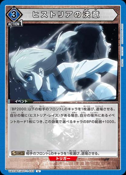 ヒストリアの決意