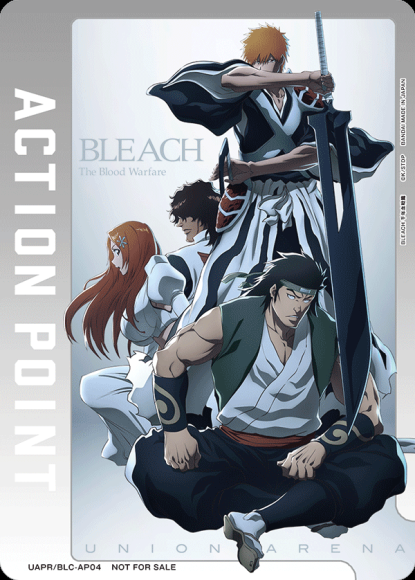 アクションポイントカード(BLEACH 千年血戦篇一護＆織姫＆茶渡＆岩鷲)