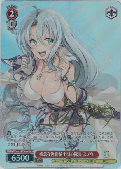 残念な近衛騎士団の隊長 スノウ(SP)
